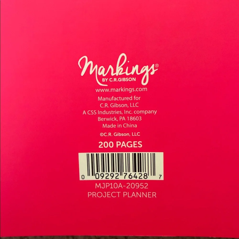 Markings By C.R. Gibson Make It Happen Project Planner - 200 Pages